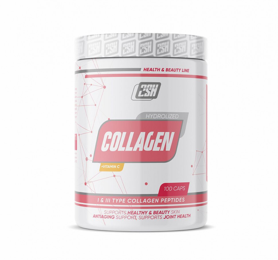 #2SN Collagen + vitamin C 100 caps фото 1 — 65fit