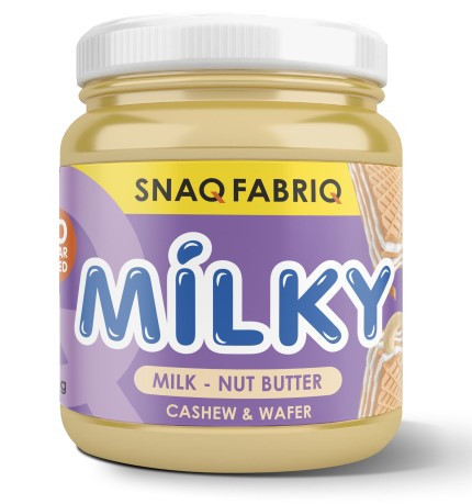 SNAQ FABRIO Паста Молочно-Ореховая с вафлей 250г/12 фото 1 — 65fit