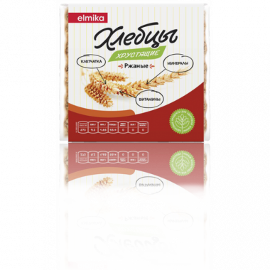 ELMIKA Хлебцы хрустящие &quot;Ржаные&quot; 110г — 65fit