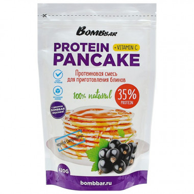 BOMBBAR Смесь для приготовления блинчиков &quot;Черная смородина&quot; 420г — 65fit