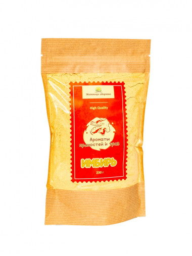 ЖИТНИЦА ЗДОРОВЬЯ Имбирь молотый 230г — 65fit