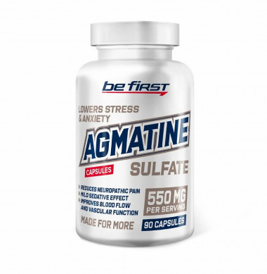 BE FIRST Agmatine Sulfate 90 caps — 65fit