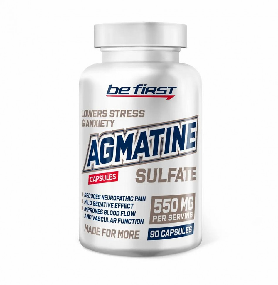 BE FIRST Agmatine Sulfate 90 caps фото 1 — 65fit