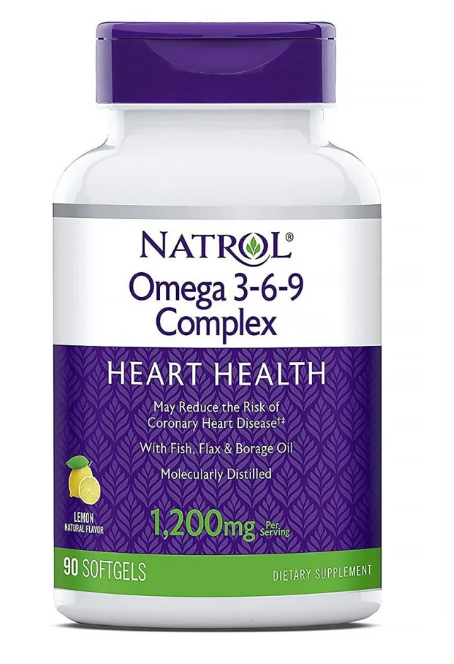 #NATROL Omega 3-6-9 Complex  90 cap фото 1 — 65fit