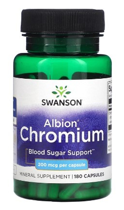 #SWANSON Albion Chromium 200 mcg 180 Caps фото 1 — 65fit