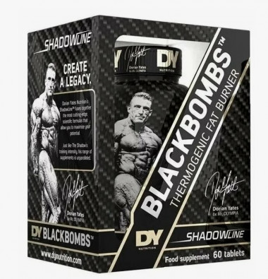#Dorian Yates Nutrition Blackbombs 60tab — 65fit