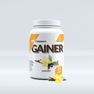 Gainer ваниль 1500gr, Cybermass — 65fit