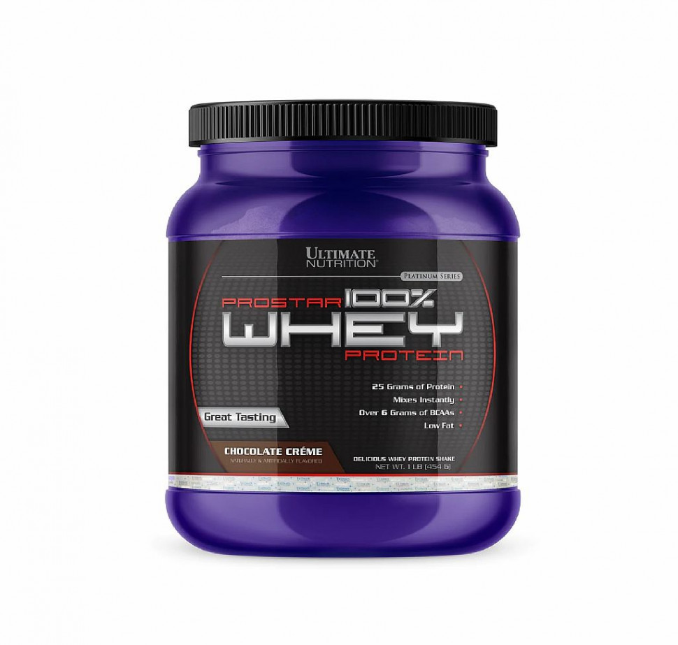 #Ultimate Prostar Whey Delicious Сhocolate 1 ib фото 1 — 65fit