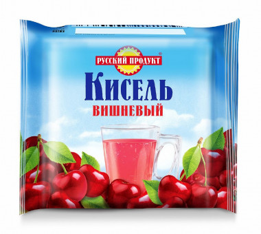 Кисель брикет &quot;Вишневый&quot; 220 г/14уп в ш/б — 65fit