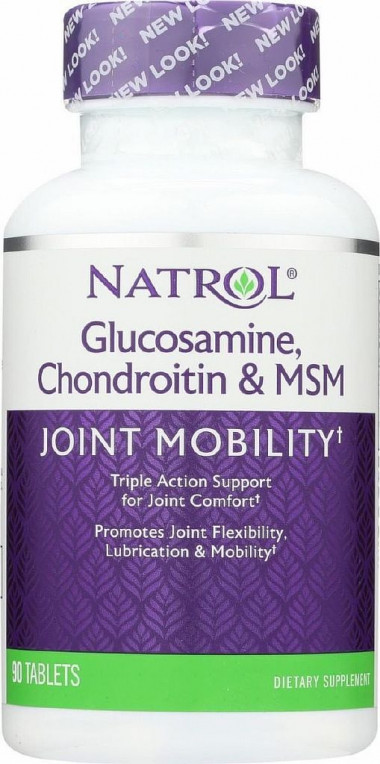 Glucosamine-Chondroitin-MSM 150 tabs, Natrol — 65fit