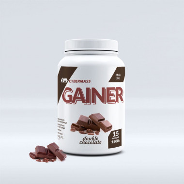 Gainer двойной шоколад 1500gr, Cybermass — 65fit