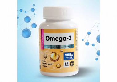 CHIKALAB Комплексная пищевая добавка &quot;ПНЖК 3500&quot; (Омега-3) 90 капсул — 65fit