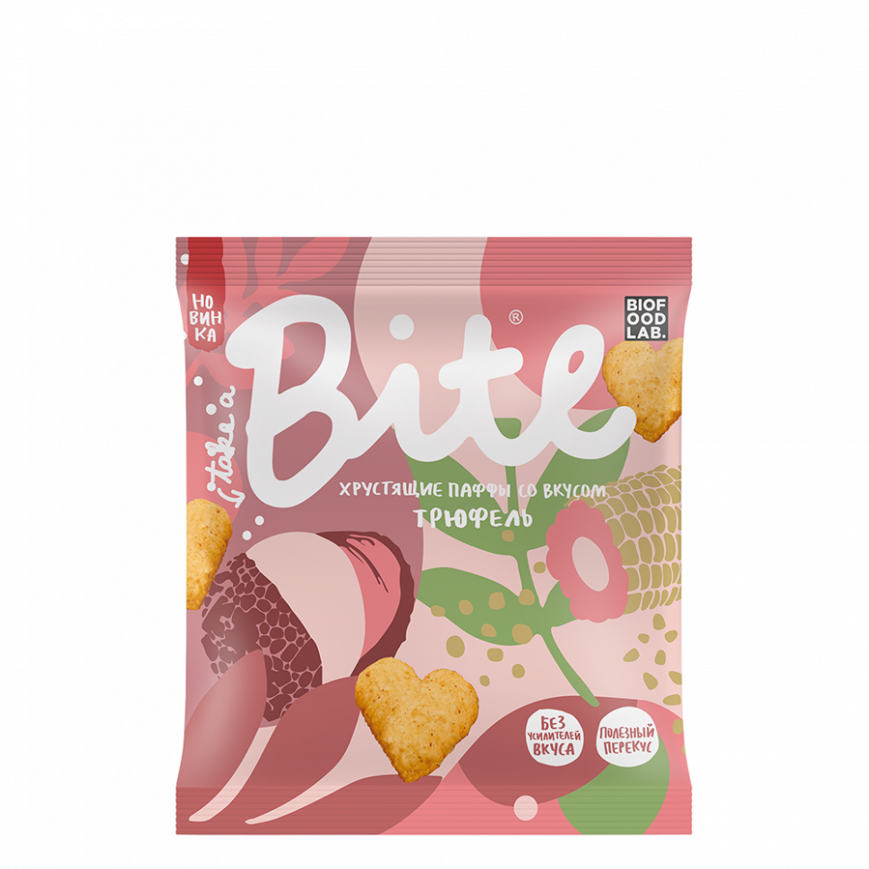 BITE Паффы хрустящие со вкусом «Трюфель» 30г фото 1 — 65fit