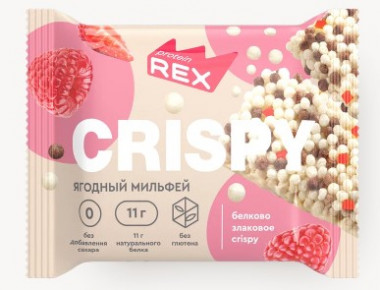 PROTEINREX Протеино-злаковые хлебцы &quot;Ягодный мильфей&quot; 55г — 65fit