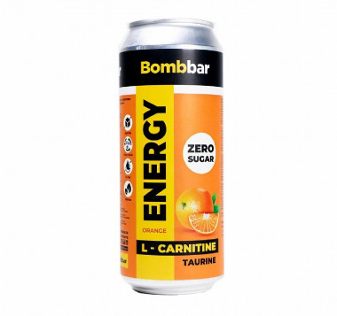 BOMBBAR Напиток б/а L-CARNITINE Грейпфрут ж/б 0,5л — 65fit