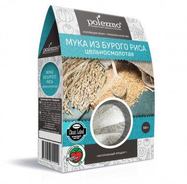 POLEZZNO Мука из бурого риса 500г — 65fit