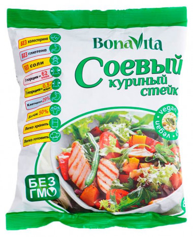 BONA VITA Соевое мясо Куриный стейк 80г — 65fit