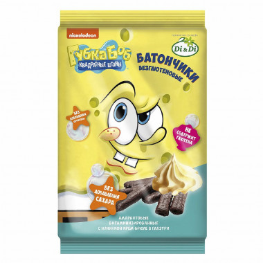 ГУБКА БОБ Батончики без глютена &quot;Крем-брюле&quot; 110г — 65fit