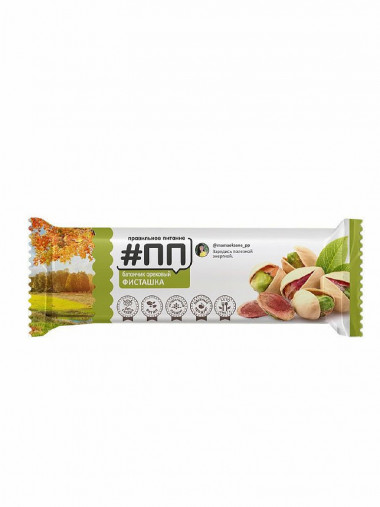 ПП Батончик ореховый "Фисташка" 40г &mdash; 65fit