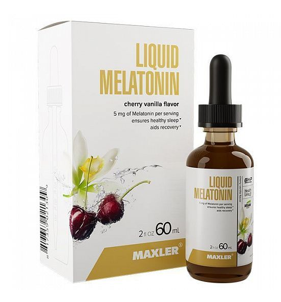 #MAXLER Melatonin drops 60ml Cherry Vanilla фото 1 — 65fit