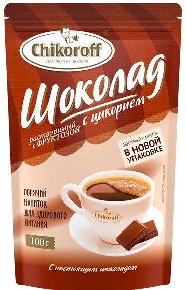 Напиток  из Цикория шоколадный 100гр Чиккорофф — 65fit