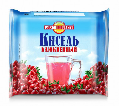 Кисель брикет &quot;Клюквенный&quot; 220 г/14 уп в ш/б — 65fit