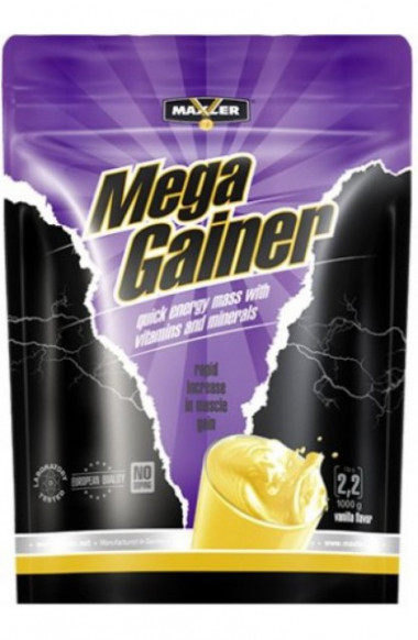 Mega Gainer Vanilla 1kg, Maxler — 65fit