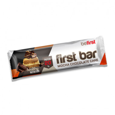 Протеиновый батончик First bar шоколад-мокко 40гр, BE FIRST — 65fit