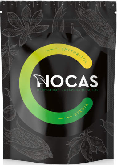 Сахарозаменитель Эритрит+Стевия 300гр, Nocas — 65fit
