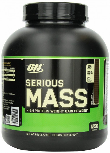 ON- Serious Mass 6 ib Chocolate Peanut Butter — 65fit