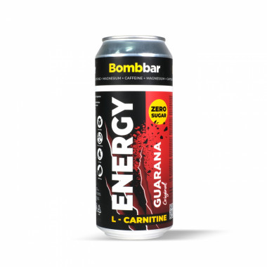 BOMBBAR Напиток б/а L-CARNITINE Зеленый чай ж/б 0,5л — 65fit