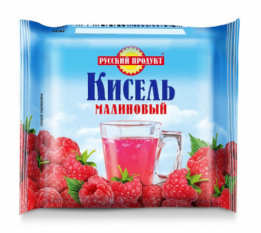 Кисель брик &quot;Малиновый&quot; 220 г/14уп в ш/б (Ru/ Kz/ Ge/ Uz) — 65fit