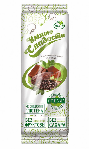 УМНЫЕ СЛАДОСТИ Плитка кондитерская шоколадная 90г — 65fit