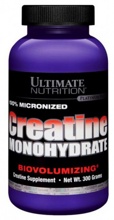 100% Micronized Greatine Monohydrate 300g, Ultimate Nutrition — 65fit