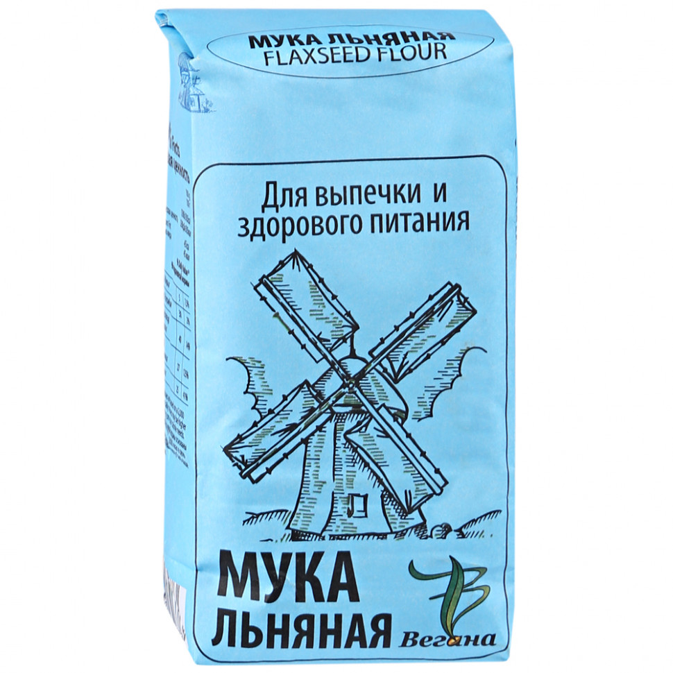 ВЕГАНА Мука Льняная полуобезжиренная 350г фото 1 — 65fit
