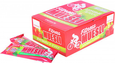 ENERGON Мюсли-батончик &quot;Земляника и злаки&quot; 40г — 65fit