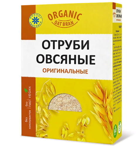 КОМПАС ЗДОРОВЬЯ Отруби овсяные оригинальные 200г фото 1 — 65fit