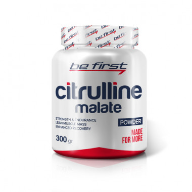 BE FIRST Citrulline Malate Powder (без вкуса) 300г — 65fit