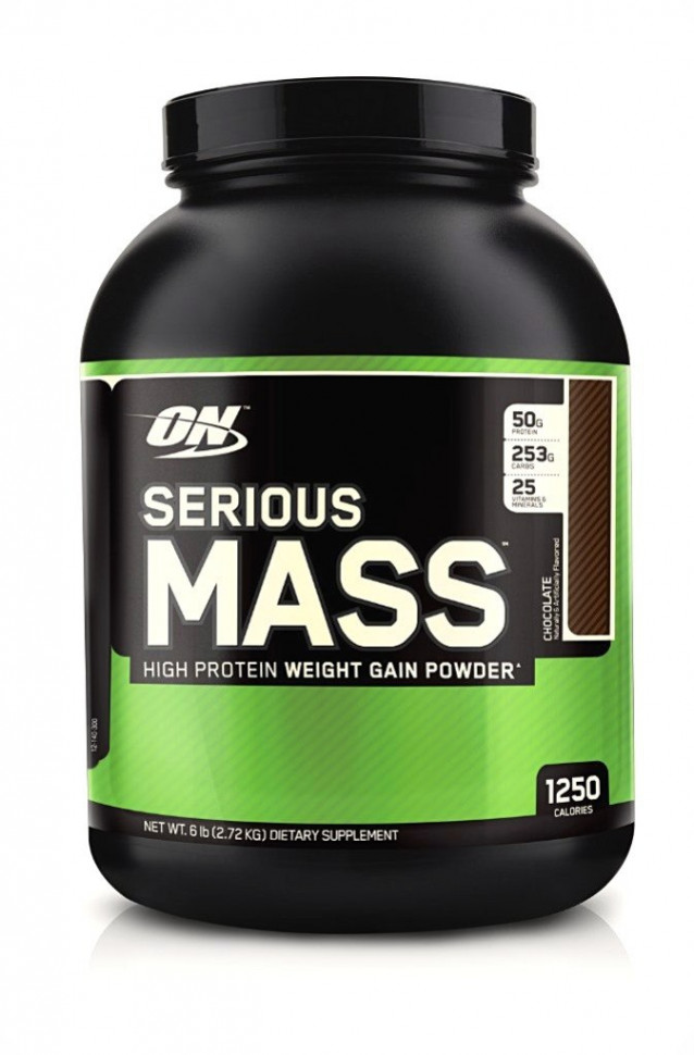 ON SERIOUS MASS Гейнер "Сириус Масс Клубника" 6 lb (2.72кг) фото 1 — 65fit
