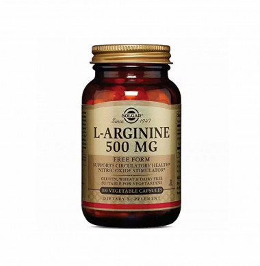 #SOLGAR L-Arginine 500 mg 100 Tablets — 65fit