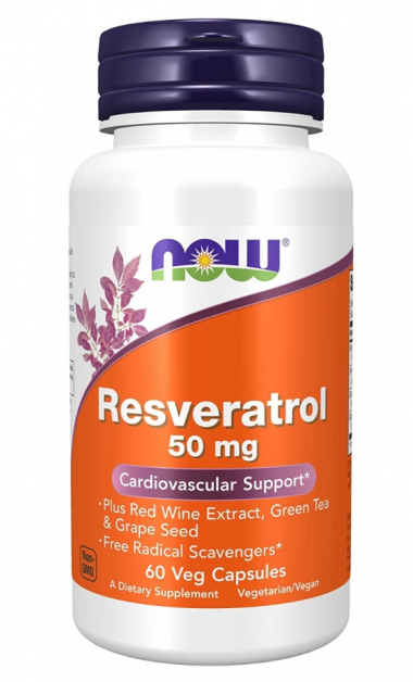 #NOW  Resveratrol 50mg  60 caps — 65fit