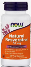 #NOW  Resveratrol 50mg  60 caps фото 2 — 65fit