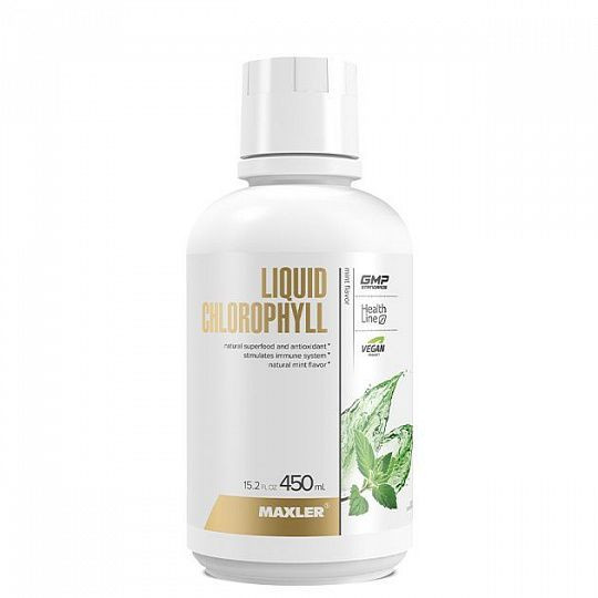 #MAXLER Chlotophyll Liquid 450ml (Natural Mint) фото 1 — 65fit