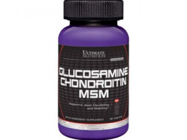 Glucosamine &amp;Chondroitin&amp;MSM 90tab, Ultimate Nutrition — 65fit