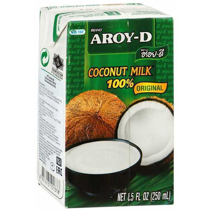 AROY-D Кокосовое молоко 70% (жирность 17-19%) 250мл фото 1 — 65fit