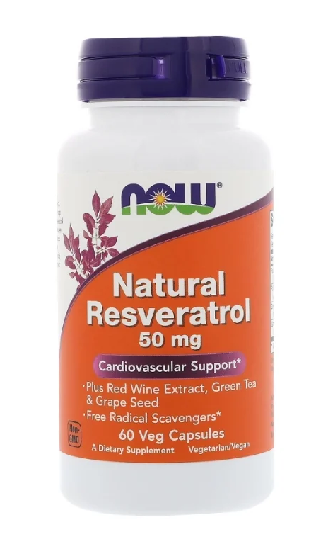 #NOW  Resveratrol 200mg  60 caps фото 1 — 65fit