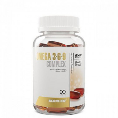 # MAXLER  Omega 3-6-9 complex 90 Softgels — 65fit