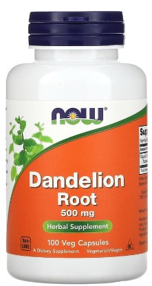 #NOW  Dandelion Root 500 mg 100 vcaps — 65fit