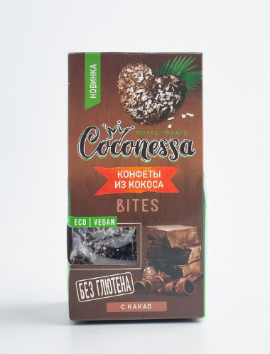 COCONESSA Конфеты из кокоса &quot;Какао&quot; 90г — 65fit