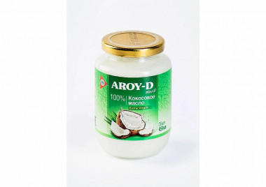 AROY-D 100% Кокосовое масло (extra virgin) стекло 450мл — 65fit